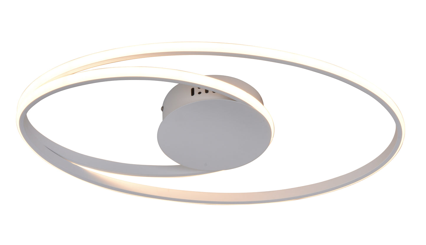 Lampa sufitowa LED o konstrukcji orbitalnej