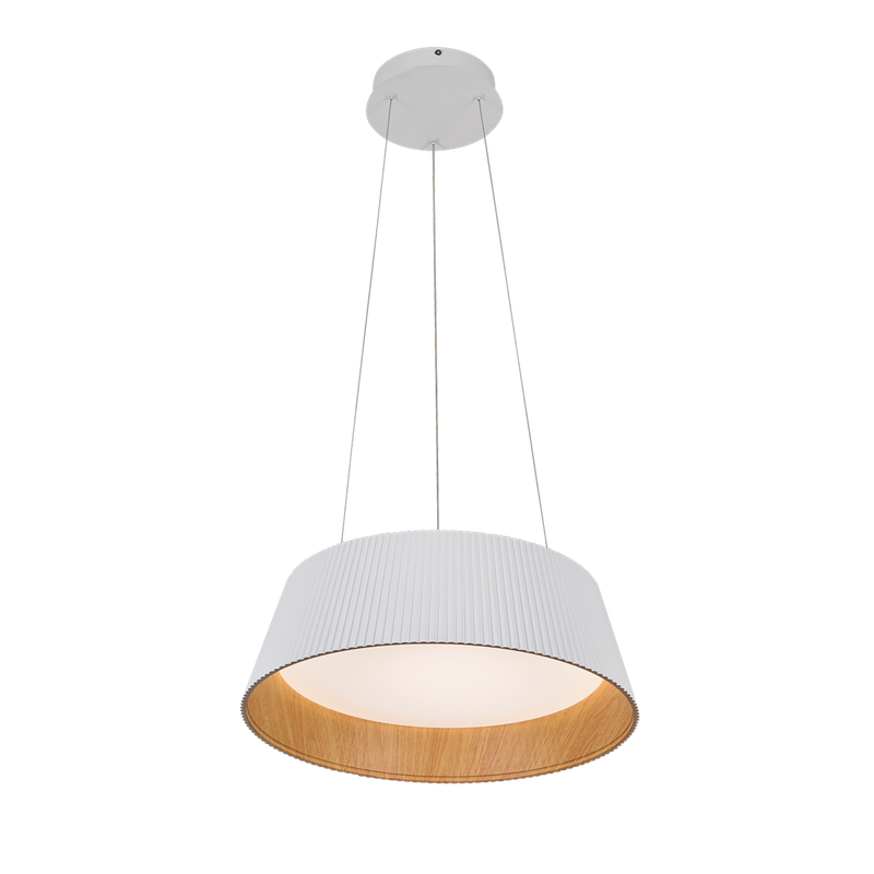 Elegancka lampa wisząca o teksturowanym designie