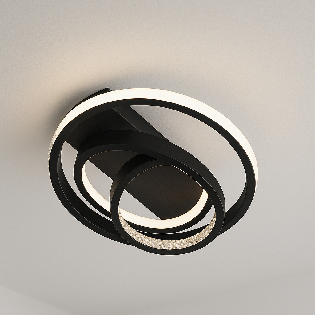 Nowoczesna technologiczna lampa sufitowa LED