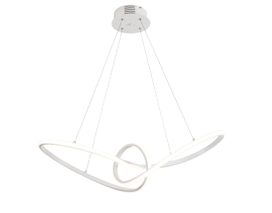 Minimalistyczny żyrandol LED do nowoczesnego wnętrza - energooszczędne oświetlenie