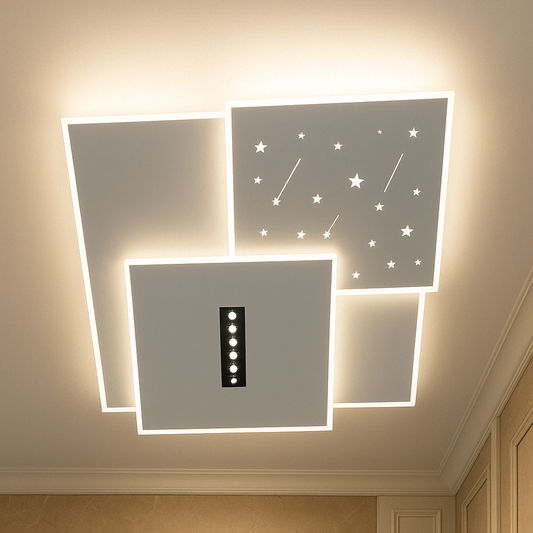 Lampa sufitowa technologiczna z efektem pary
