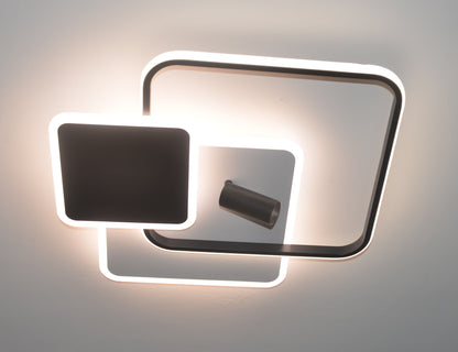 Nowoczesna lampa sufitowa LED - stylowy design i delikatne oświetlenie