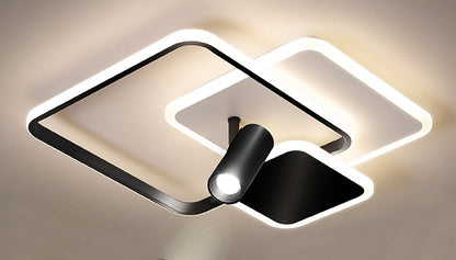 Nowoczesna lampa sufitowa LED - stylowy design i delikatne oświetlenie