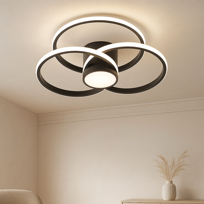 Lampa sufitowa LED z efektem 3D – nastrojowe światło dla stylowego domu
